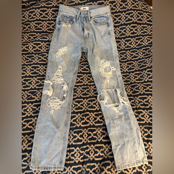 High waisted distressed Jeans size 25 - Picture 2 of 7